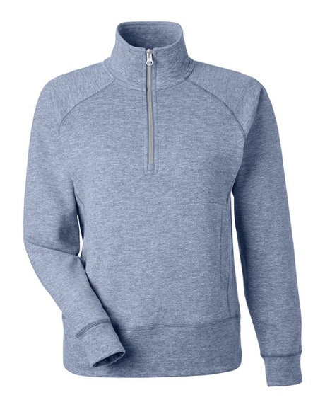 J. America Women's Electric Fleece Quarter-Zip Sweatshirt