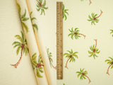 Printed Crepe Knit Palm Tree Fabric