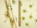 Palm Tree Crinkle Crepe Print Fabric 60" Wide