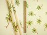 Palm Tree Crinkle Crepe Print Fabric 60" Wide