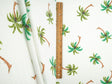 Printed Crepe Knit Palm Tree Fabric