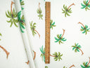 Printed Crepe Knit Palm Tree Fabric