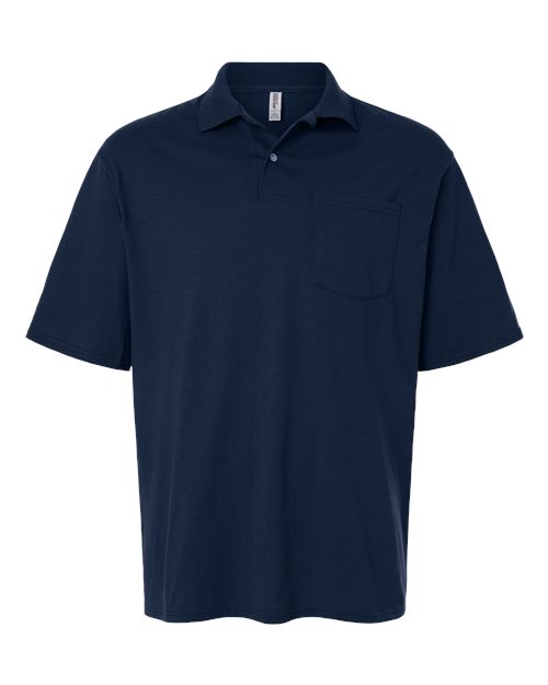 JERZEES Men's Dri-Power Polo with Pocket