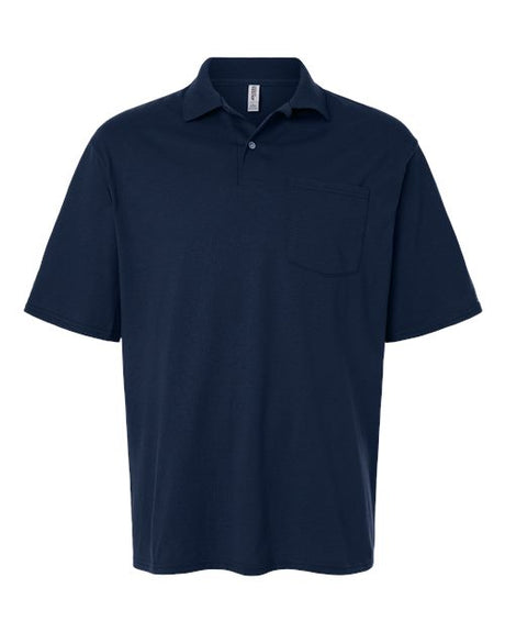 JERZEES Men's Dri-Power Polo with Pocket