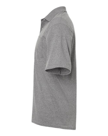 JERZEES Men's Dri-Power Polo with Pocket