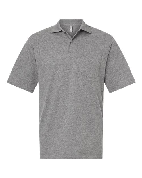 JERZEES Men's Dri-Power Polo with Pocket