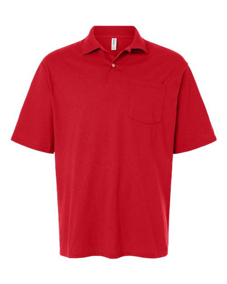 JERZEES Men's Dri-Power Polo with Pocket