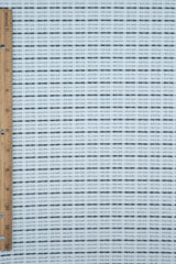 Jacquard Knit Cloudberry Check Fabric