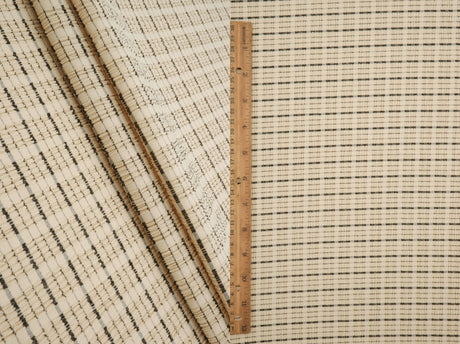 Jacquard Knit Cloudberry Check Fabric