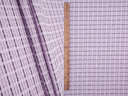 Jacquard Knit Cloudberry Check Fabric