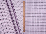 Jacquard Knit Cloudberry Check Fabric