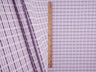 Jacquard Knit Cloudberry Check Fabric