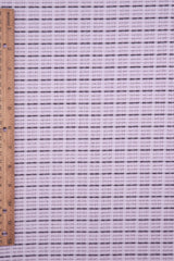 Jacquard Knit Cloudberry Check Fabric