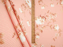Floral Jacquard Double Knit Fabric