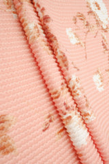 Floral Jacquard Double Knit Fabric