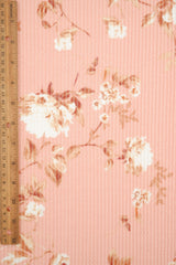 Floral Jacquard Double Knit Fabric