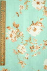 Floral Jacquard Double Knit Fabric