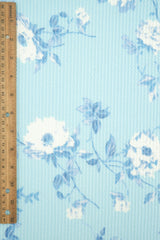 Floral Jacquard Double Knit Fabric