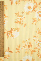 Floral Jacquard Double Knit Fabric