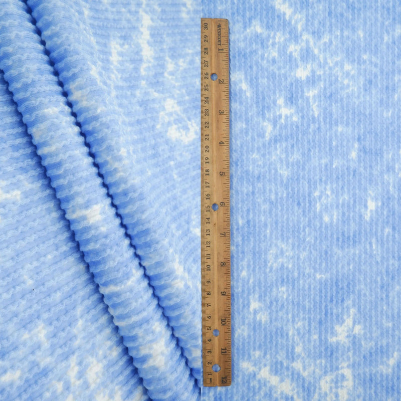 Vintage Washed Look Double Knit Fabric 56/57" Soft Stretch Material for Sewing
