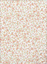 Ditsy Print Jersey Fabric in Ivory