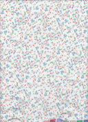 Ditsy Print Jersey Fabric in Ivory