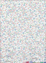 Ditsy Print Jersey Fabric in Ivory