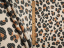 Leopard Animal Print Double Knit Fabric 56/57" Soft Stretchy Polyester Rayon Spandex
