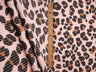 Leopard Animal Print Double Knit Fabric 56/57" Soft Stretchy Polyester Rayon Spandex