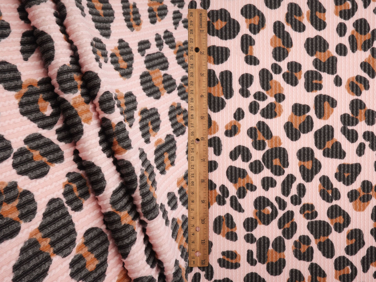 Double Knit Leopard Animal Print