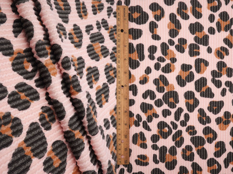 Double Knit Leopard Animal Print