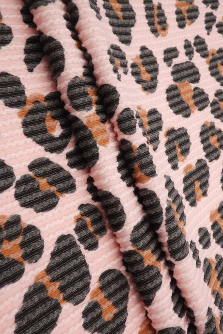 Double Knit Leopard Animal Print