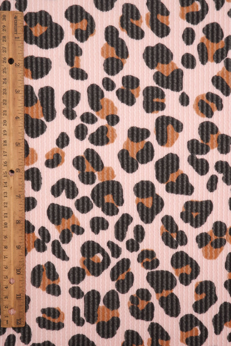 Double Knit Leopard Animal Print