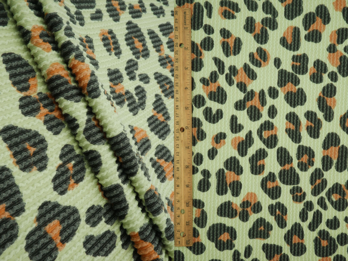 Double Knit Leopard Animal Print