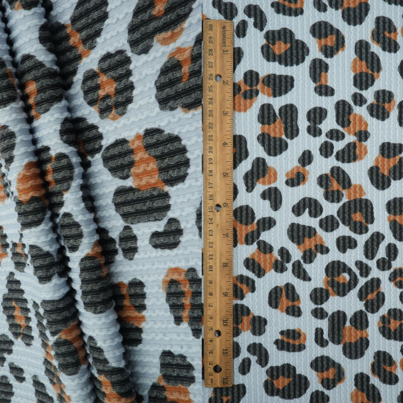 Double Knit Leopard Animal Print