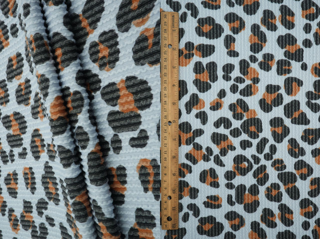 Double Knit Leopard Animal Print