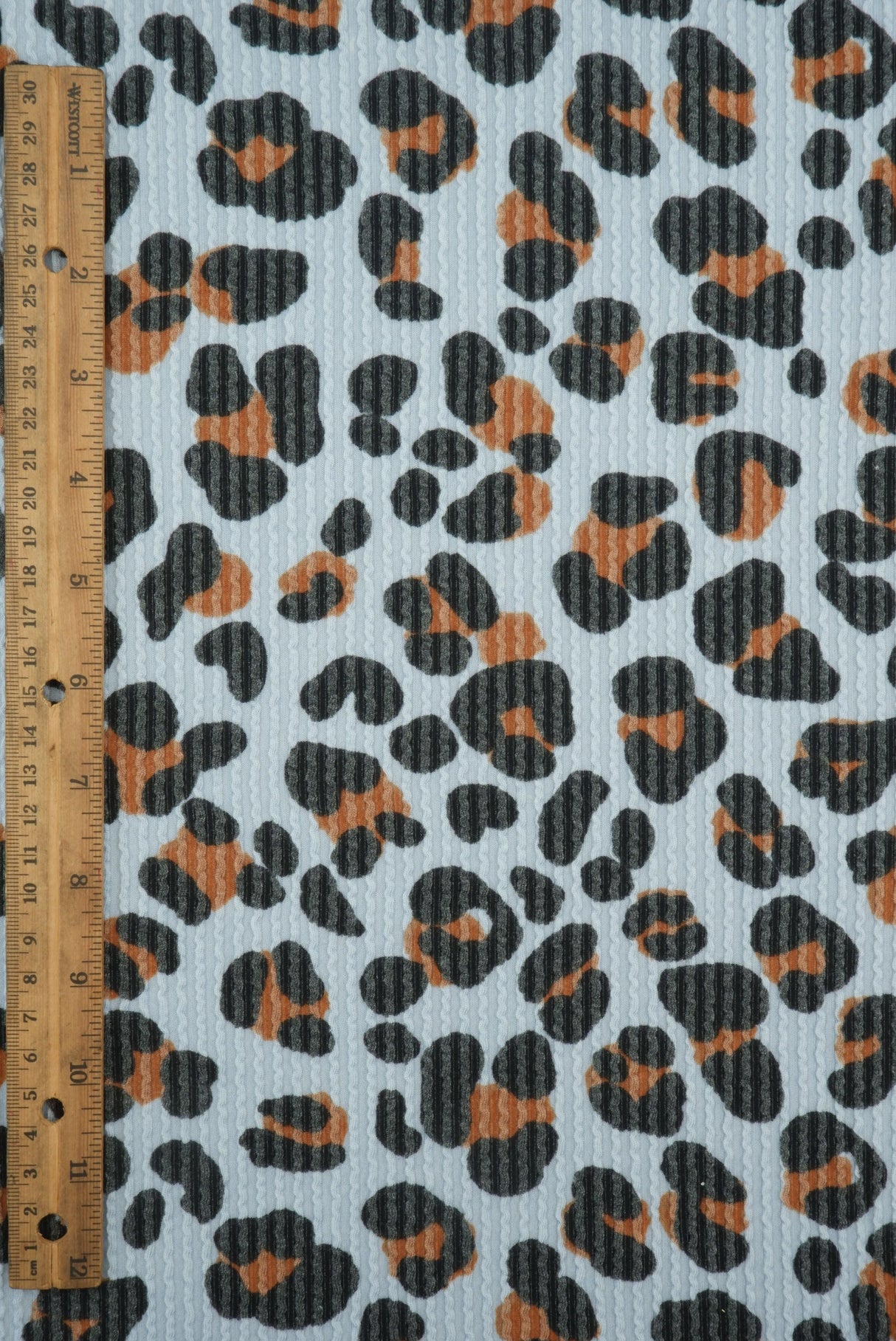 Double Knit Leopard Animal Print