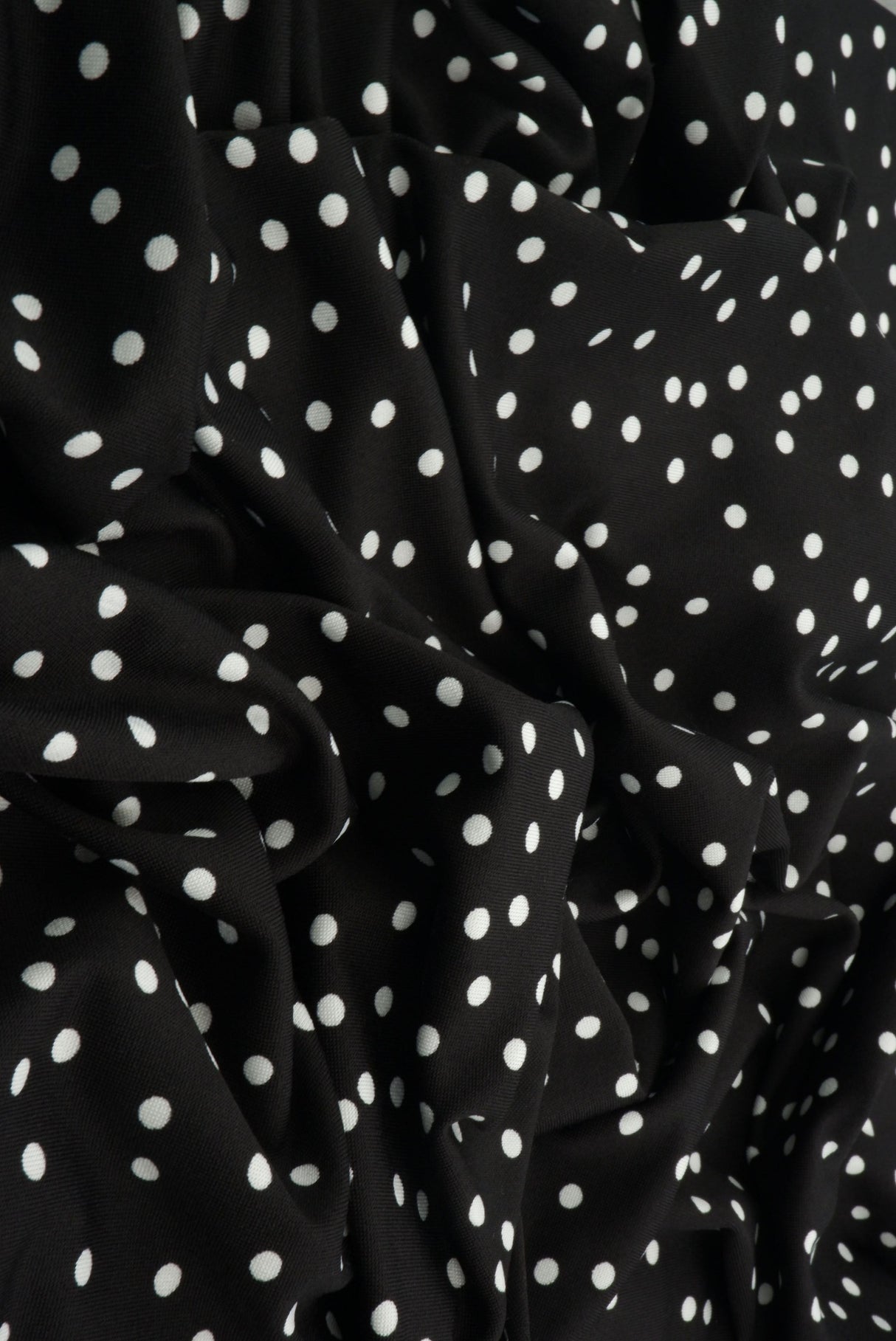 Polka Dot Knit Fabric