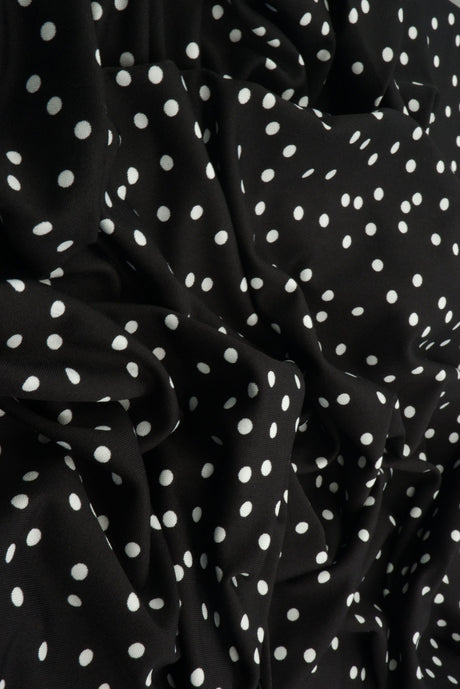 Polka Dot Knit Fabric