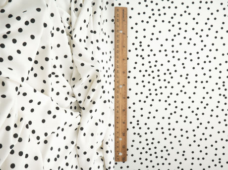 Polka Dot Knit Fabric