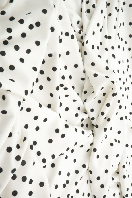 Polka Dot Knit Fabric