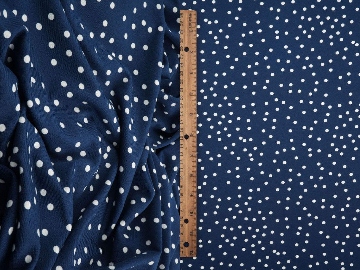 Polka Dot Knit Fabric