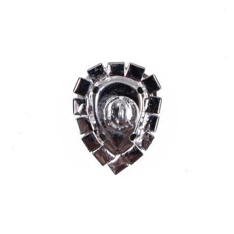 Italian Royal Blue Teardrop Rhinestone Button - 32L/20mm