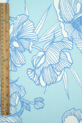 Floral Double Knit Fabric