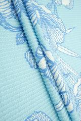 Floral Double Knit Fabric