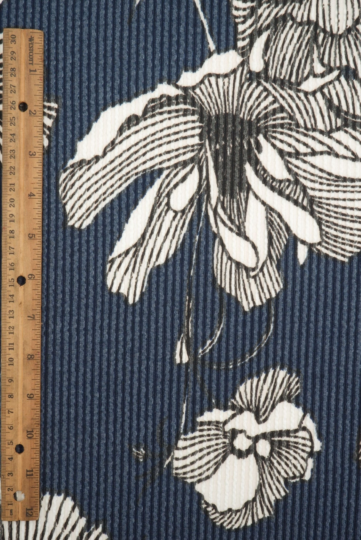 Floral Double Knit Fabric