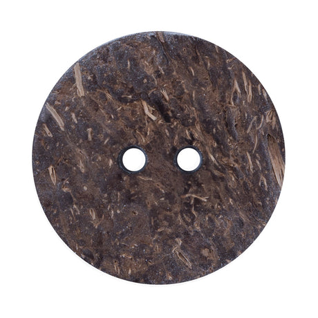 Italian Pebble Printed Coconut Button - 48L/30.5mm