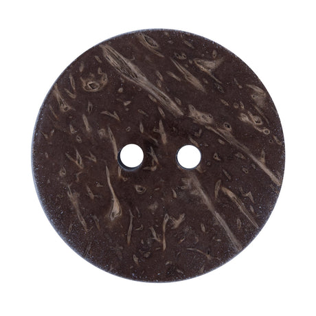 Italian Geometric Printed Coconut Button - 48L/30.5mm