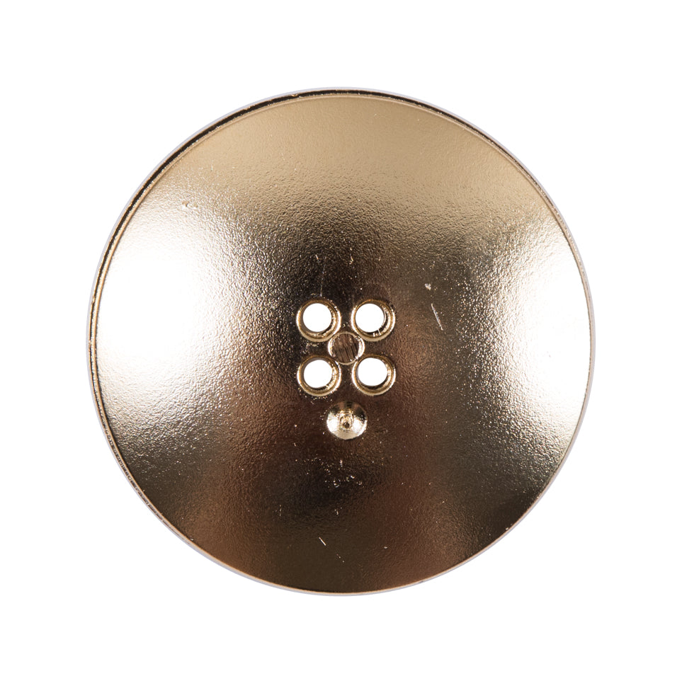 Italian Gold Plated Button - 44L/28mm