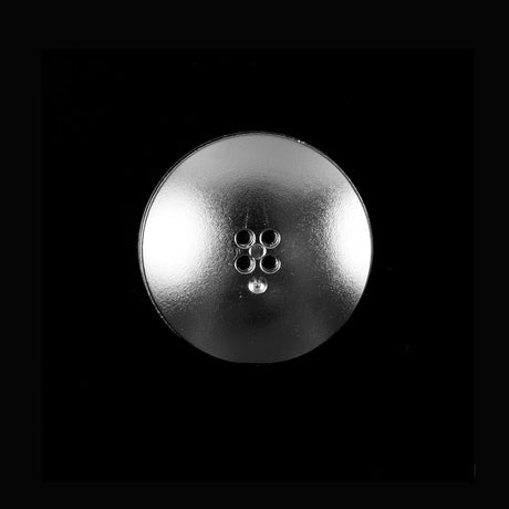 Italian Silver Plated Button - 28L/18mm